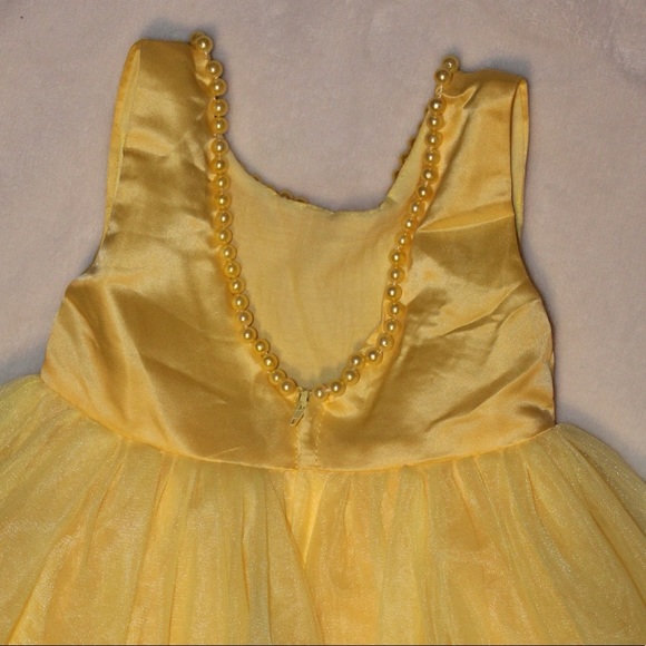 Yellow infant party dress - Picture 6 of 12